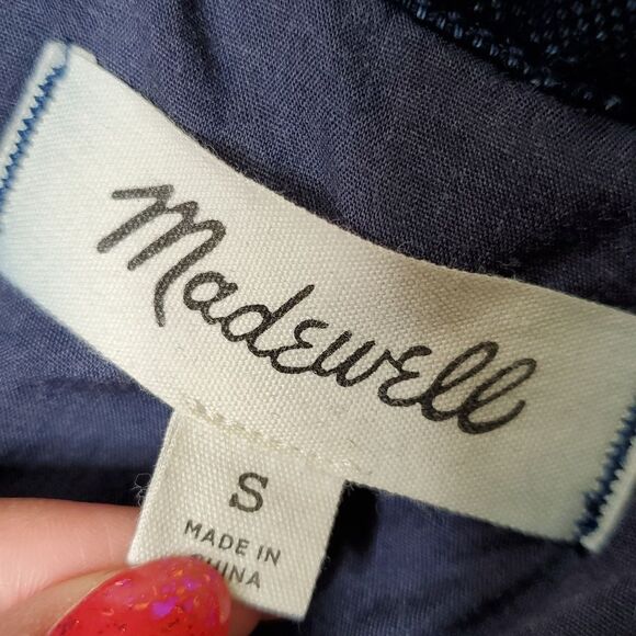 Madewell Quilted Indigo Shirt Jacket - Picture 2 of 7